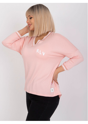 Púdrovo ružové tričko