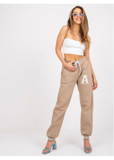 Béžovo hnedé tepláky