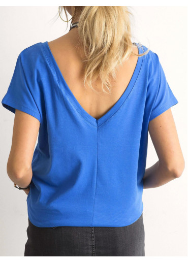 Svetlomodré bavlnené tričko