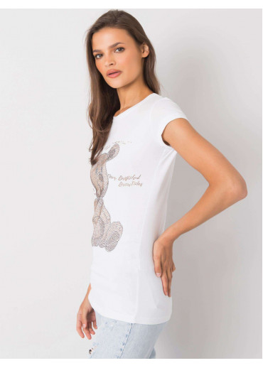 Biele bavlnené tričko