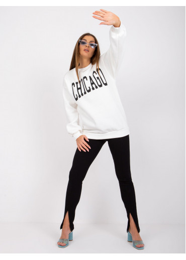 Biela oversize mikina