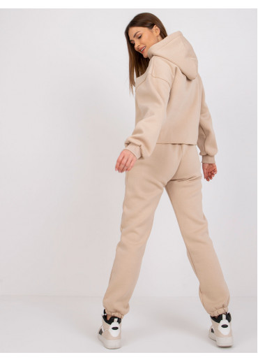 Béžovo hnedá tepláková súprava