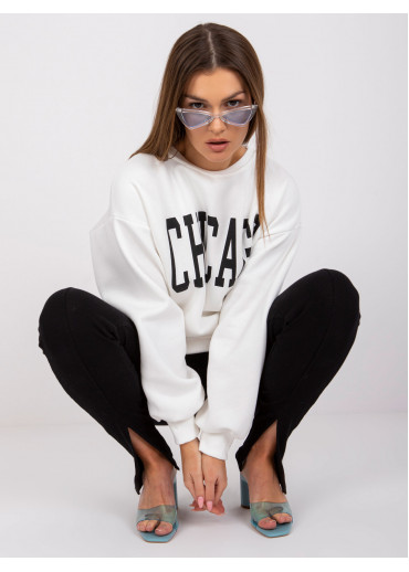 Biela oversize mikina