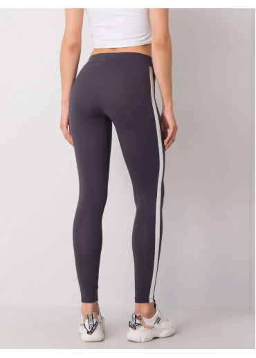 Sivé legíny s lampasmi