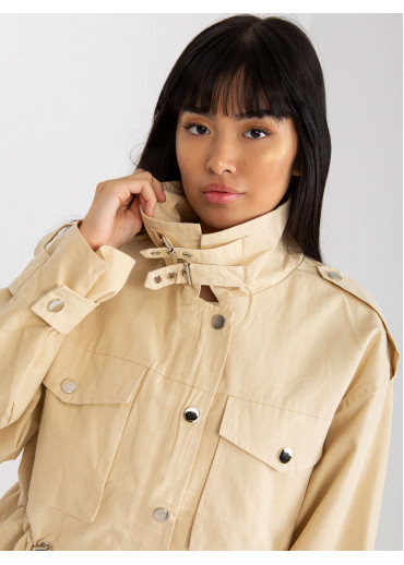 Béžovo hnedá bunda