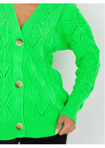 Limetkovo zelený sveter