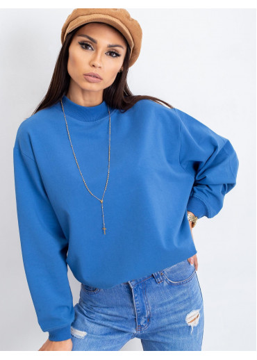 Svetlomodrá basic mikina