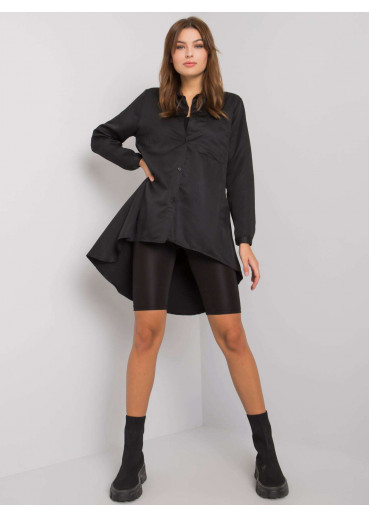 Čierna predĺžená košeľa