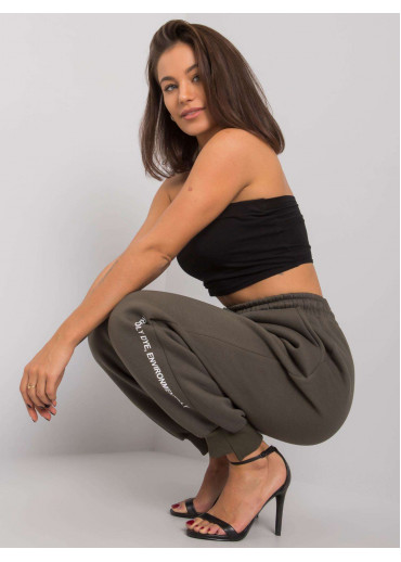 Khaki zelené tepláky