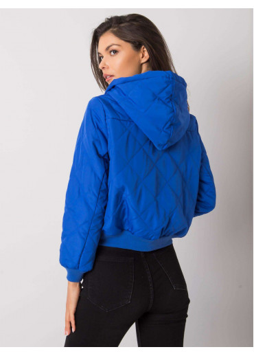 Svetlomodrá krátka prechodná bunda