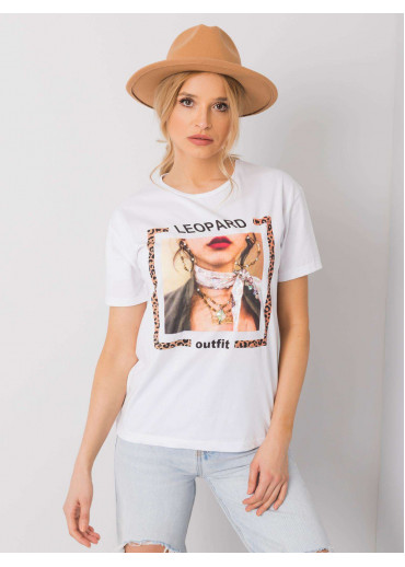 Biele tričko s potlačou