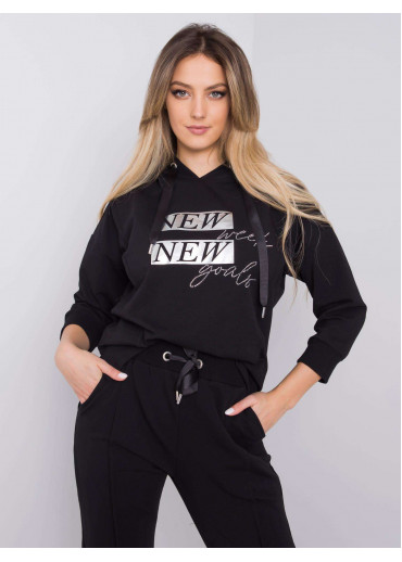 Čierna tepláková súprava