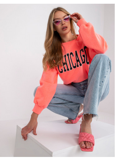 Ružová oversize mikina