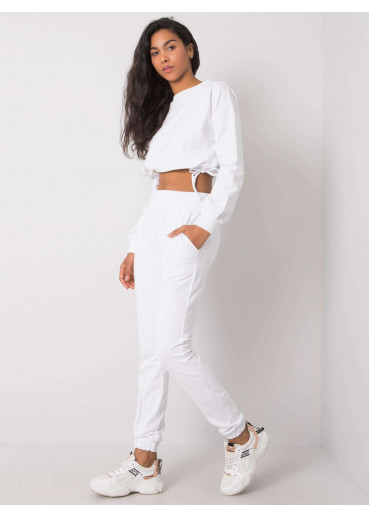 Biela tepláková súprava