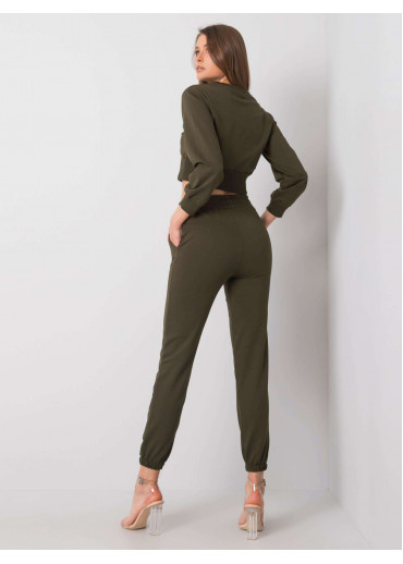 Khaki zelená tepláková súprava