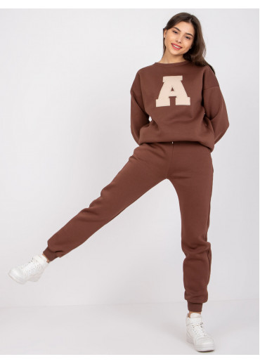 Hnedá tepláková súprava