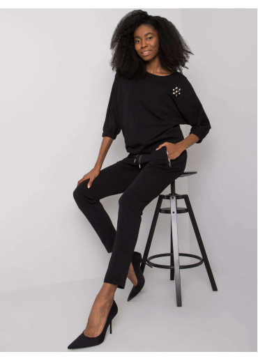 Čierna tepláková súprava