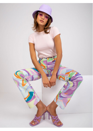 Púdrovo ružové basic tričko