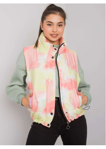 Žltá batikovaná vesta