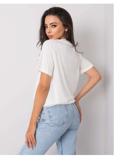 Biele bavlnené tričko