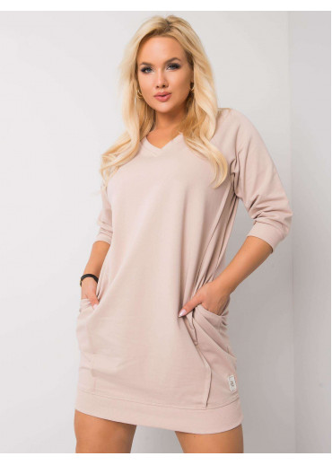 Béžovo hnedá tunika