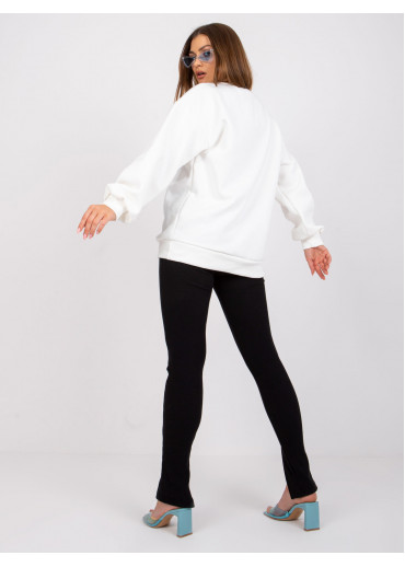 Biela oversize mikina