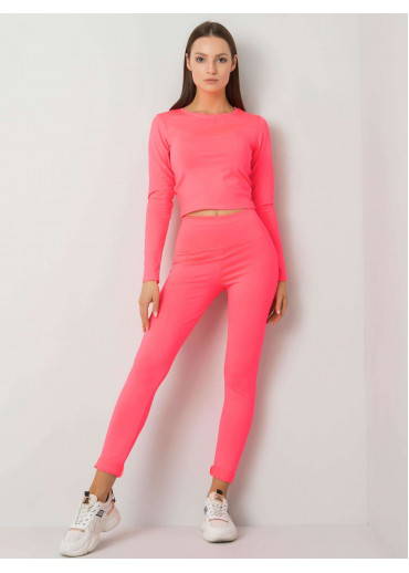 Neónovo ružový športový komplet