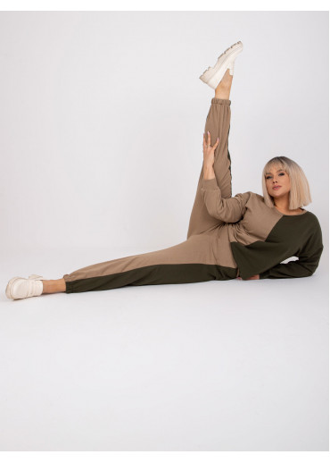 Khaki zelená tepláková súprava