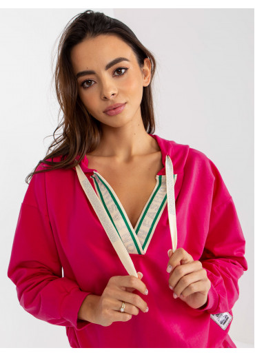 Fuchsiovo ružová tepláková súprava