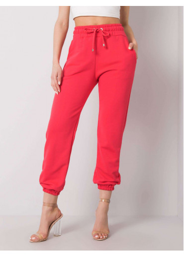 Koralovo ružové basic tepláky