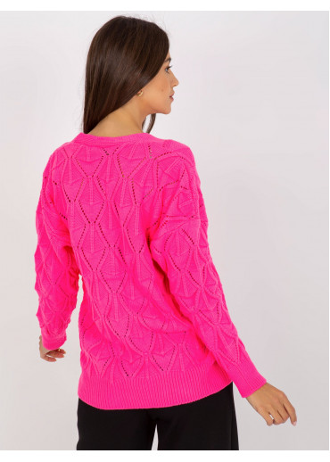 Neónovo ružový sveter
