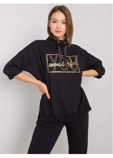 Čierna tepláková súprava