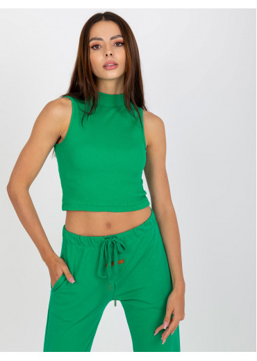 Zelený rolákový top