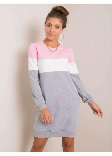 Ružové mikinové šaty