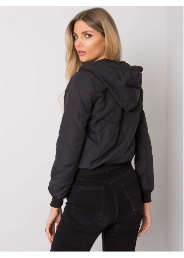 Čierna krátka prechodná bunda