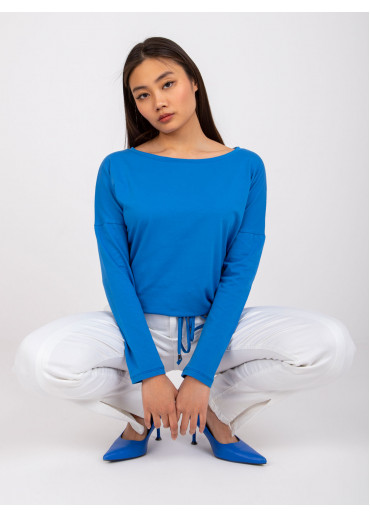 Svetlomodré tričko s dlhým rukávom