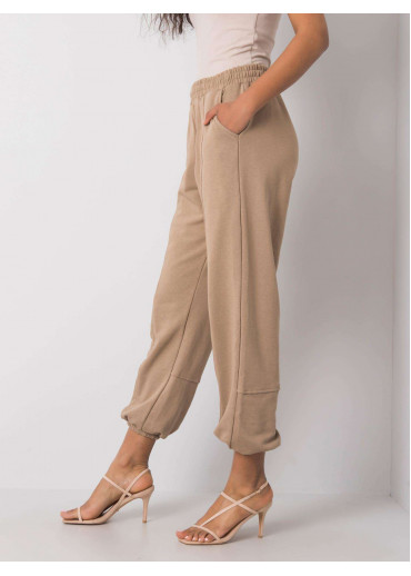 Béžovo hnedé tepláky