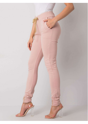 Tmavopúdrovo ružové tepláky