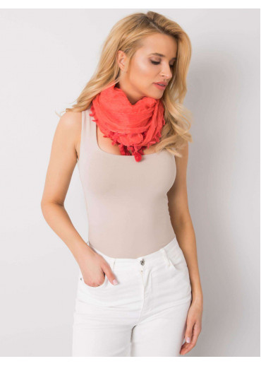 Koralovo ružová šatka