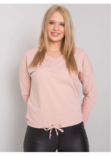 Tmavopúdrovo ružové one size tričko