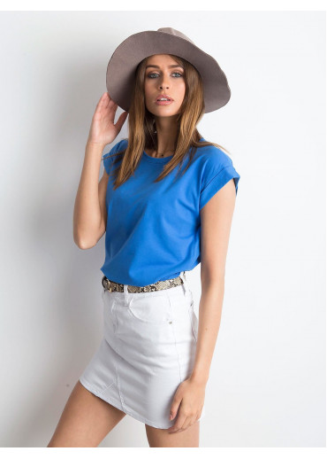 Modré basic tričko