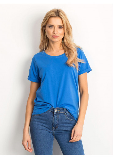 Modré basic tričko