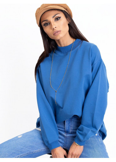 Svetlomodrá basic mikina