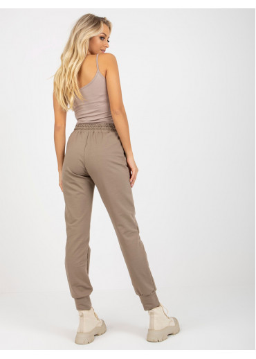 Béžovo hnedé tepláky