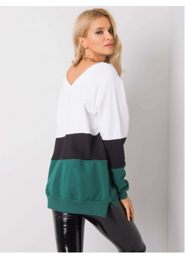 Neónová zelená mikina