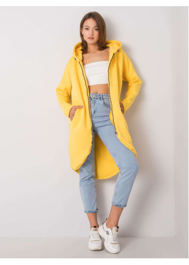 Žltá predĺžená mikina