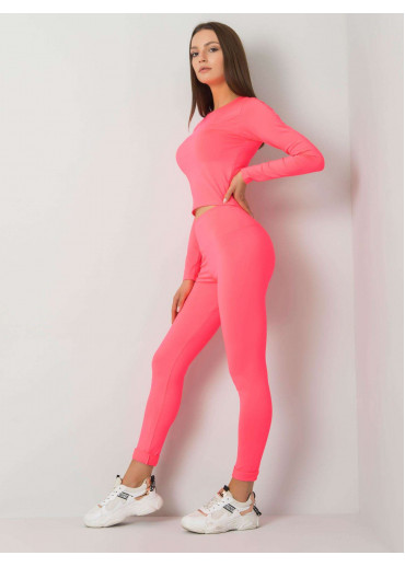 Neónovo ružový športový komplet