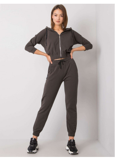 Khaki zelená tepláková súprava