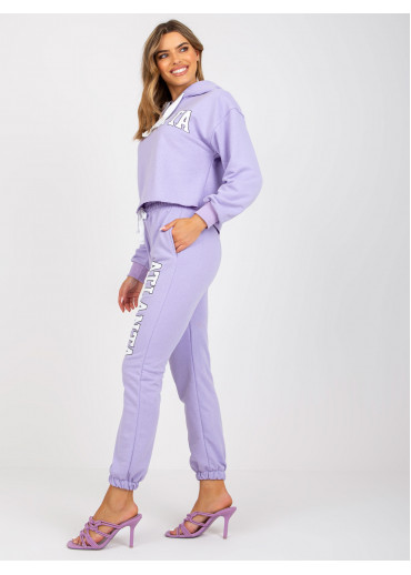 Fialová tepláková súprava