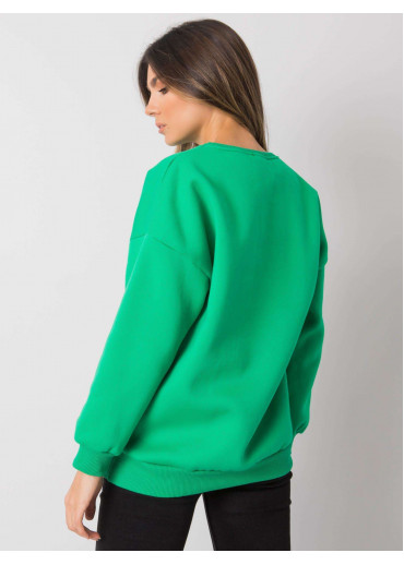 Zelená basic mikina